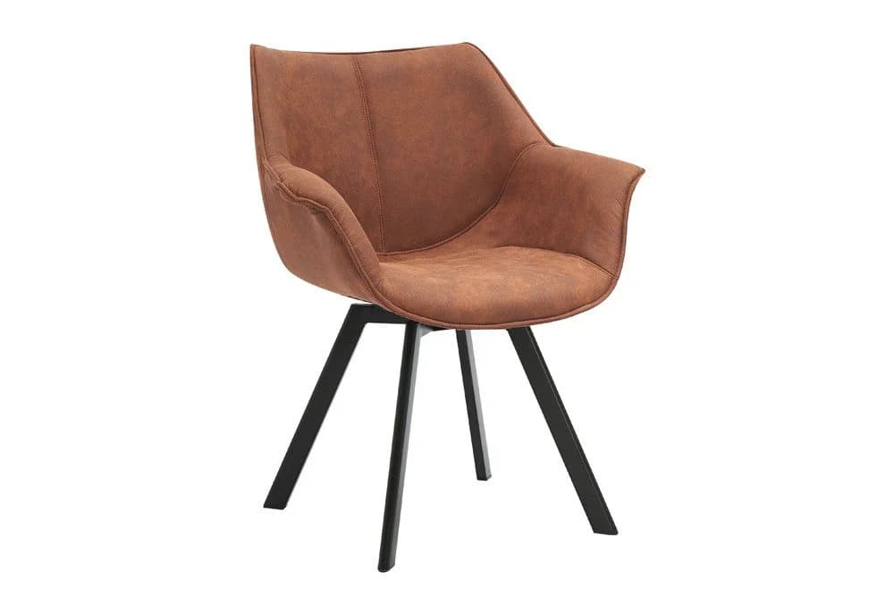 riess-ambiente Esszimmerstuhl THE DUTCH RETRO Braun Schwarz