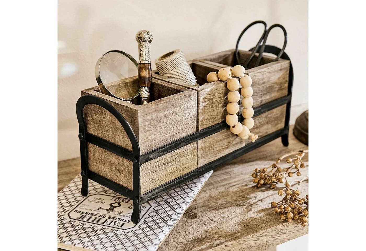 Mirabeau Organizer Lasse Braun/Schwarz Mangoholz