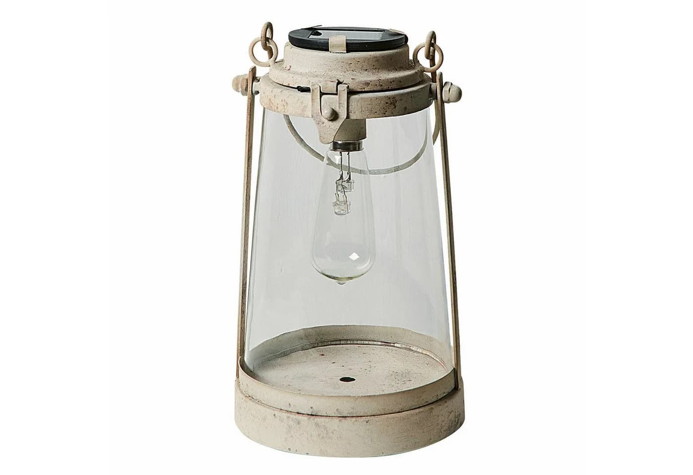 Mirabeau Solar-Laterne Chénens antikweiß mit LED