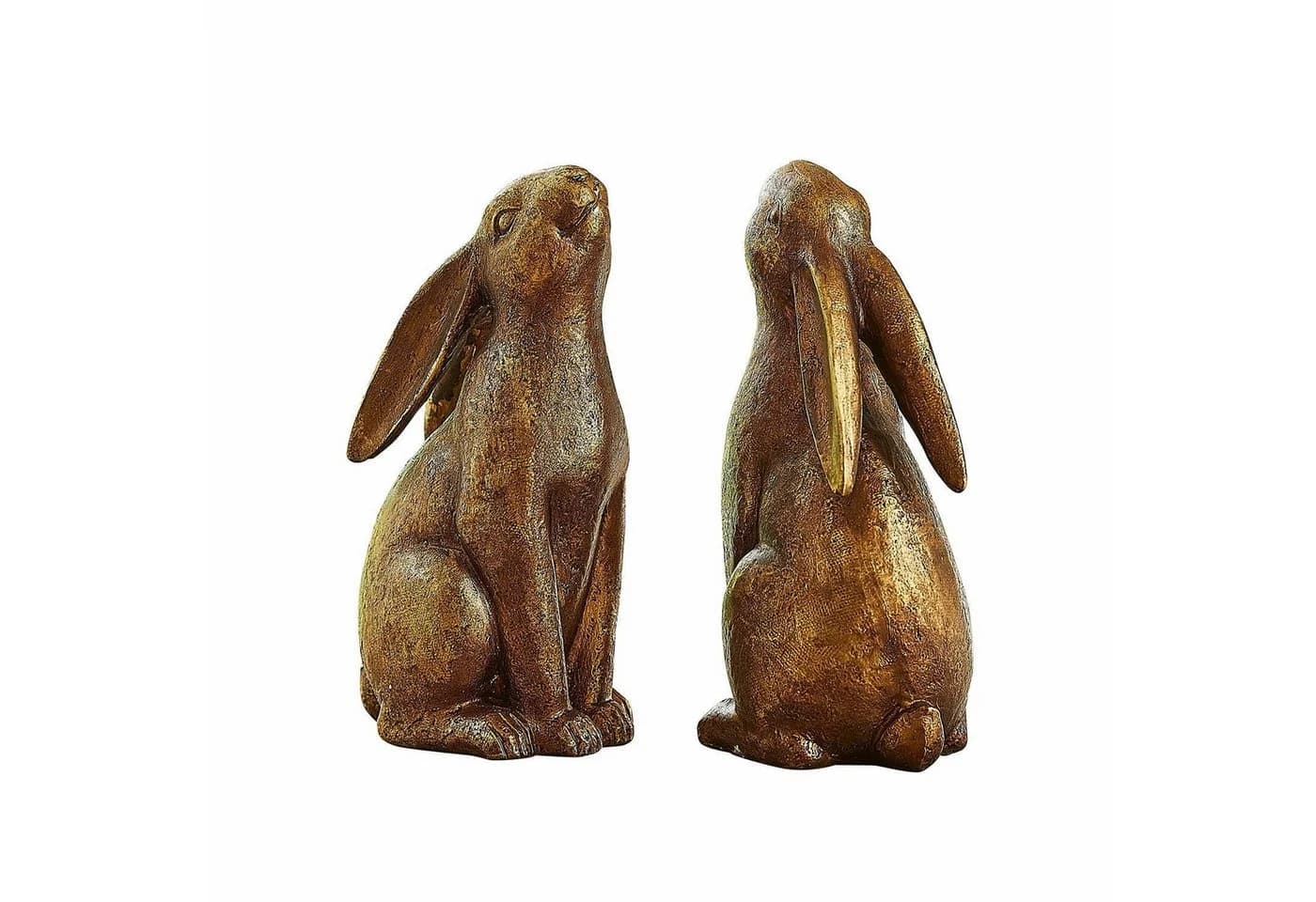 Mirabeau Osterfigur Buchstütze 2er Set Antikmessing