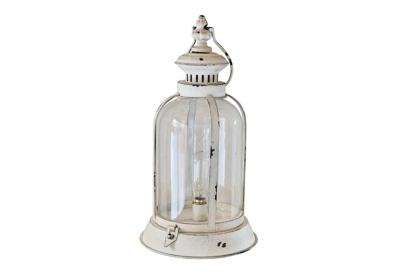 Mirabeau LED Laterne Lomera antikweiß