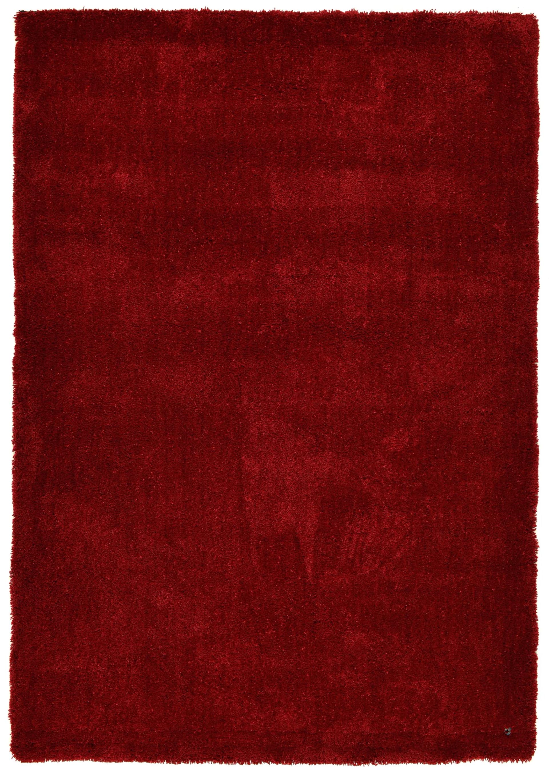 TOM TAILOR HOME Hochflor-Teppich Cozy Rot Uni