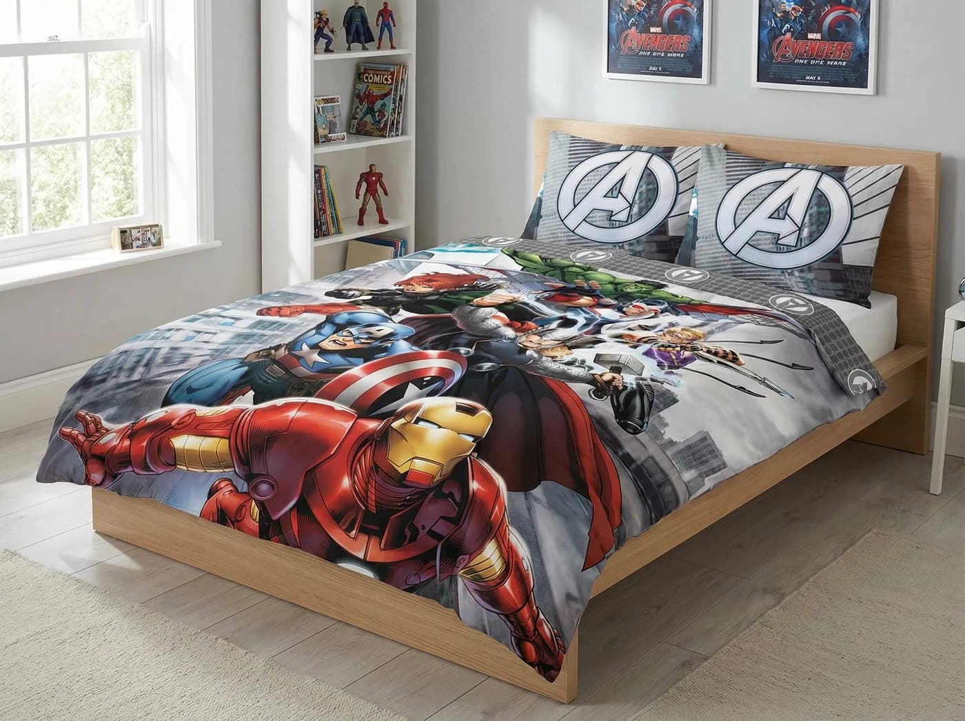 Marvel Bettwäsche Avengers Set Mikrofaser