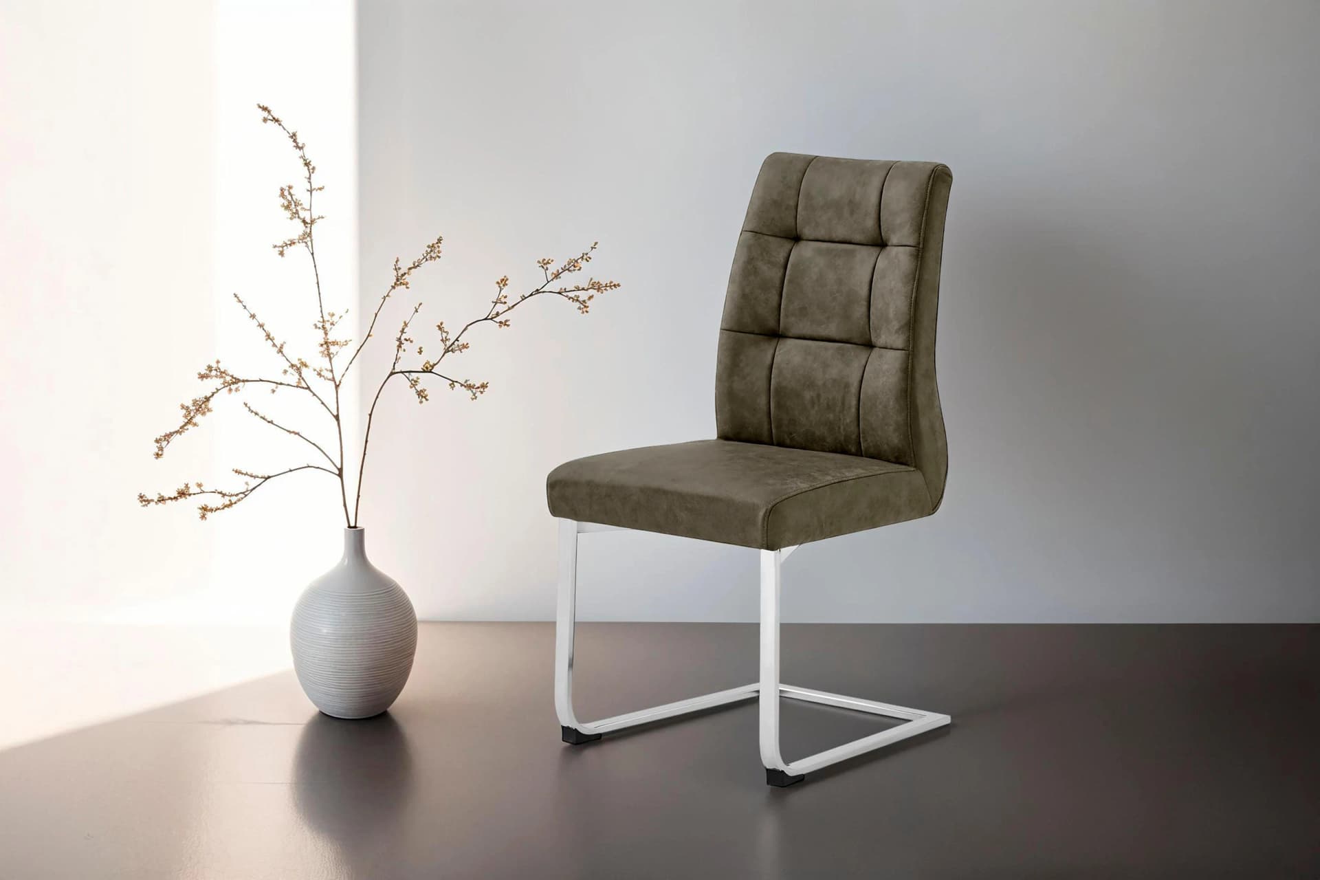 byLIVING Esszimmerstuhl Marlen XXL Vintage braun 2er Set
