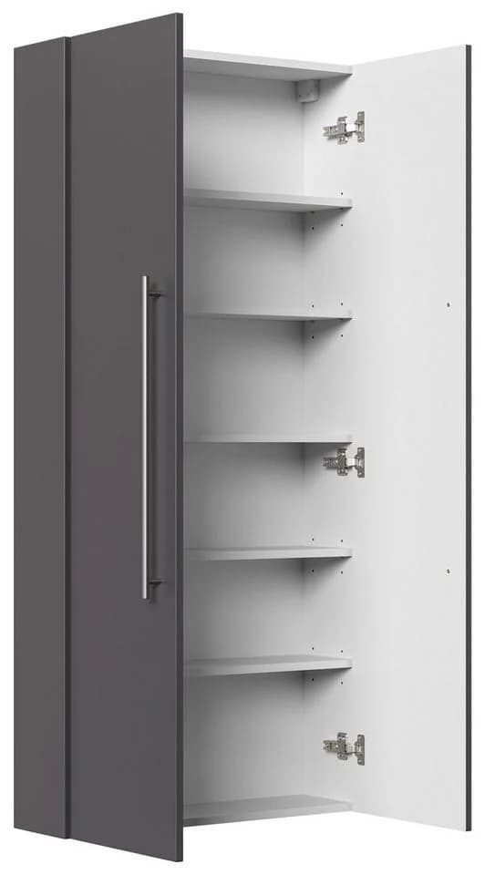 Magnolia Home Hochschrank Slimline 70x150 cm Anthrazit