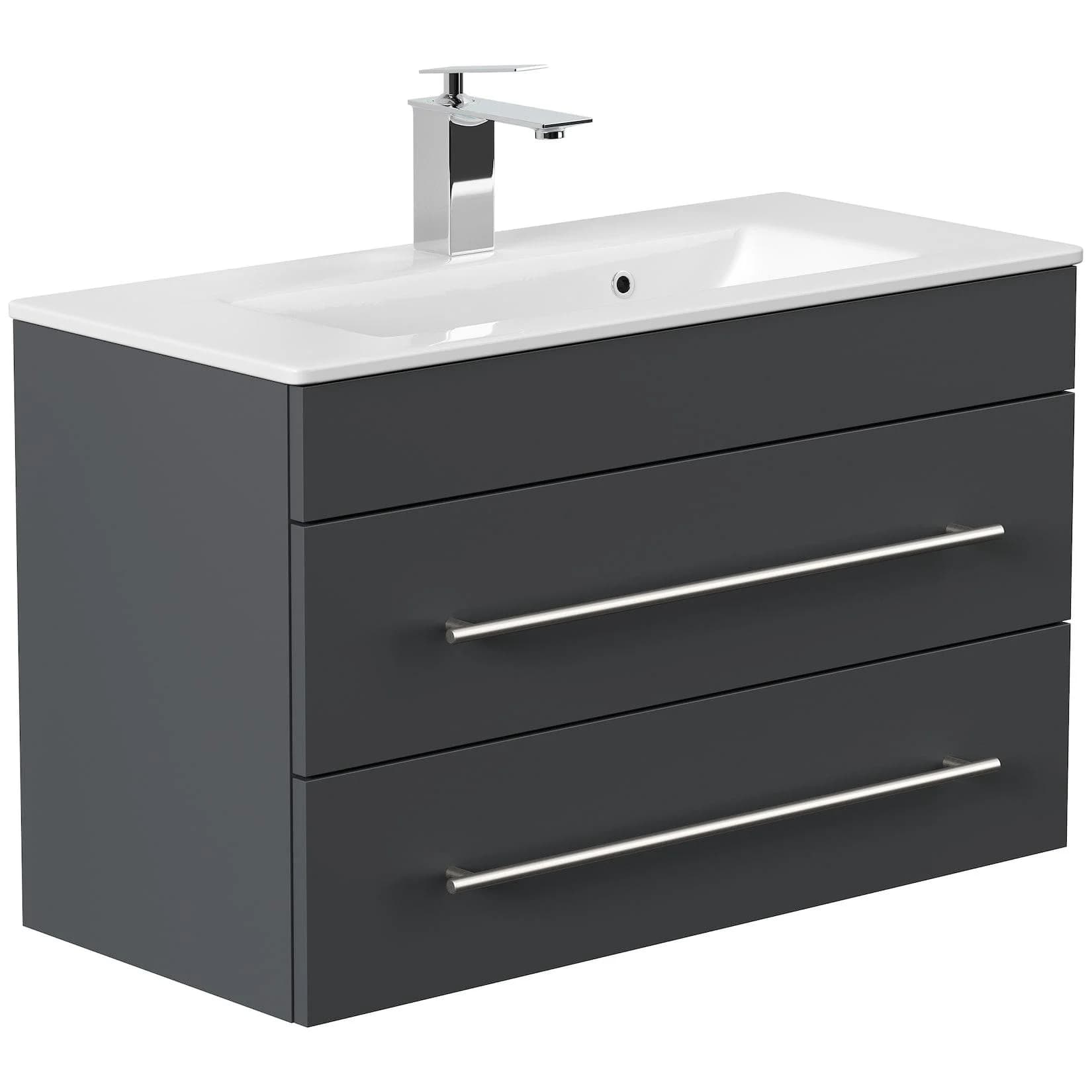 Posseik Badmöbel Portus 800 SlimLine mit Keramik Waschbecken