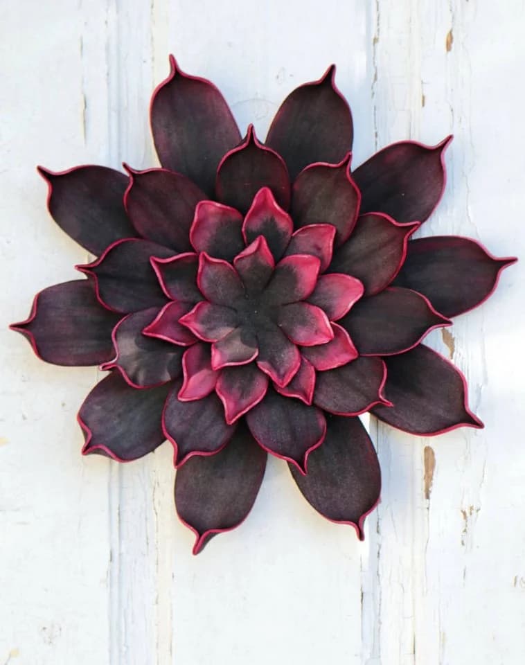 artplants Kunstblume Kamelienblüte STEINKA Dunkelpink Ø30cm