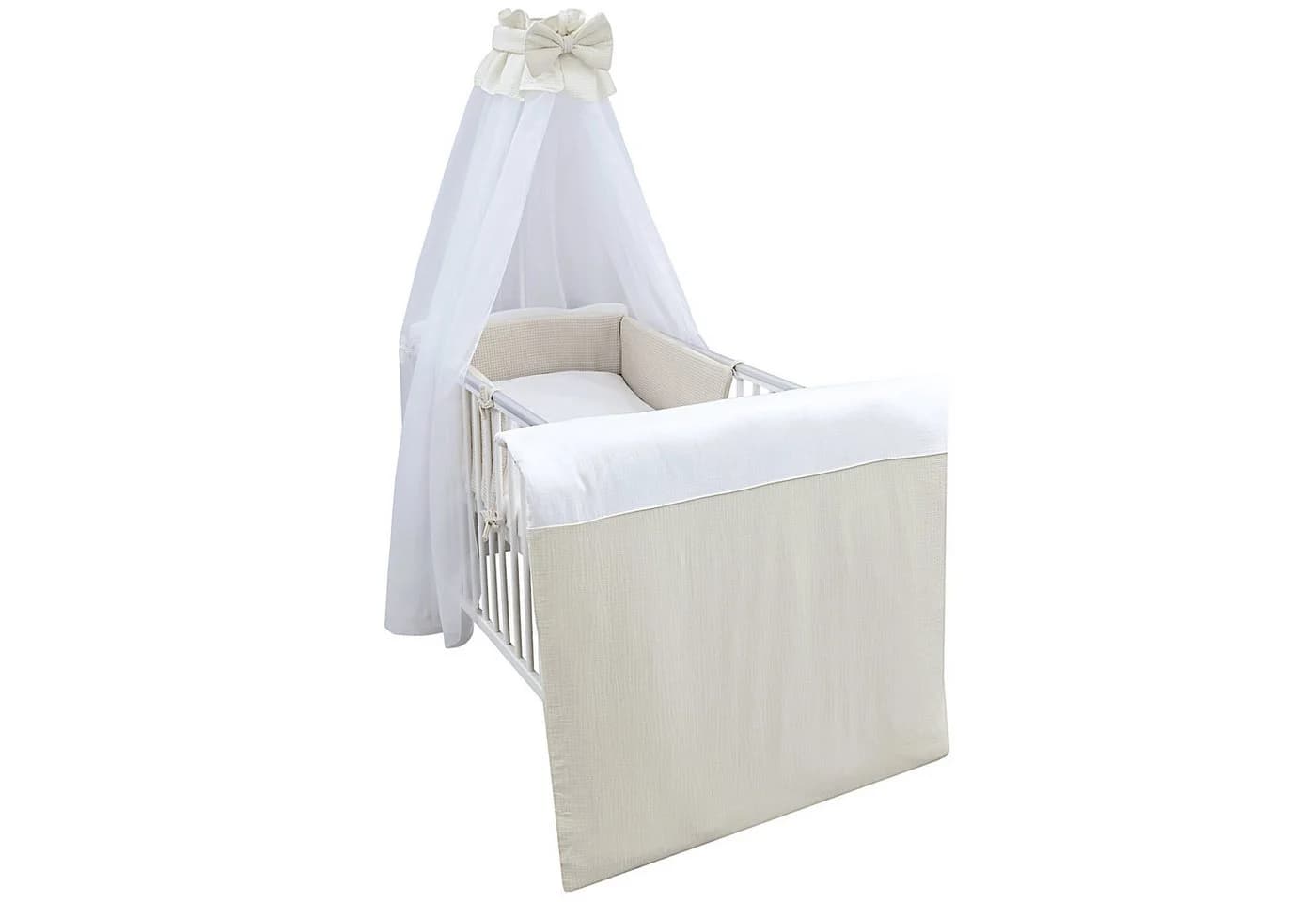 Baby-Delux Kinderbett Jack 70x140 Weiß Komplettset