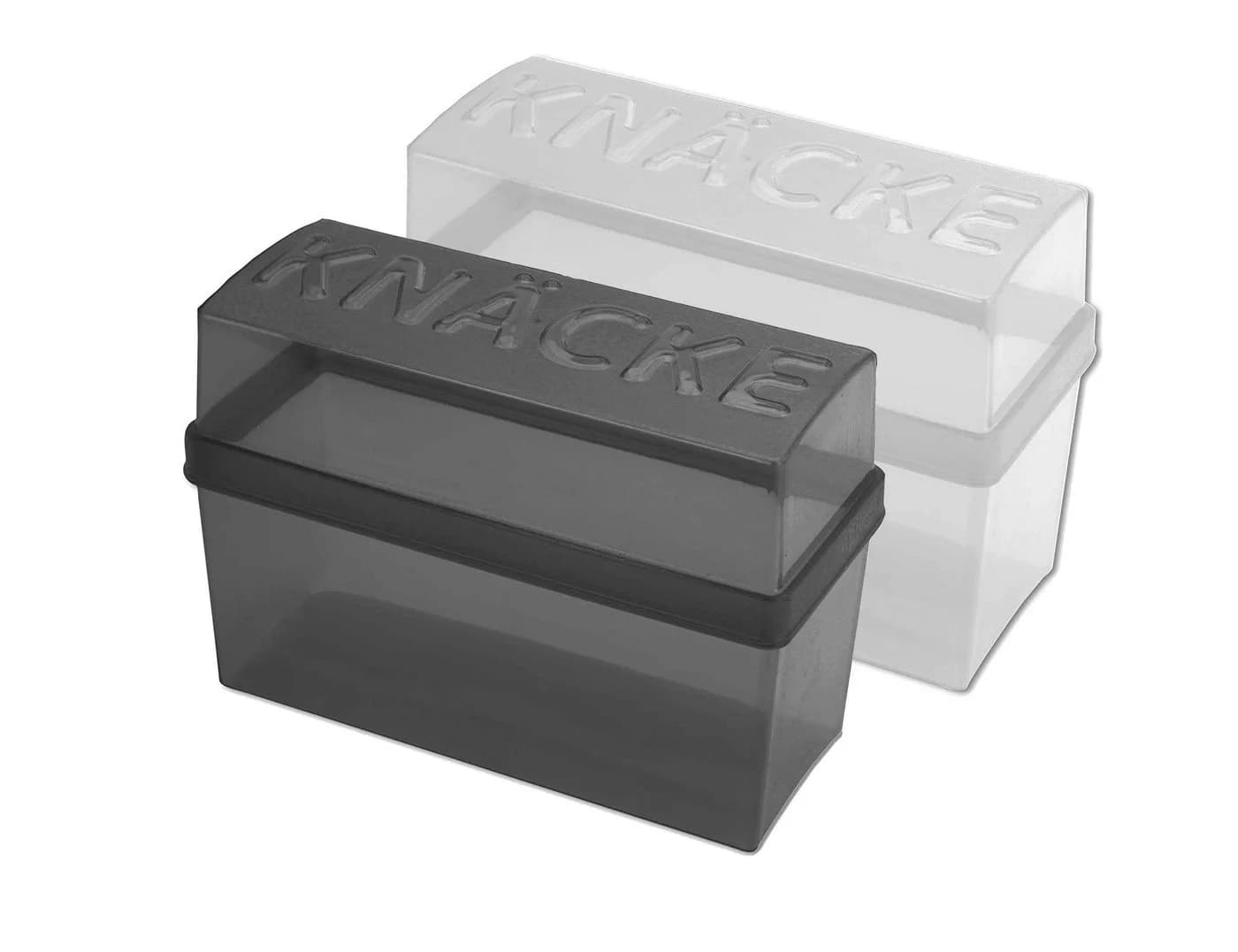 WestCraft Knäckebrotbox Schwarz Transparent BPA-frei