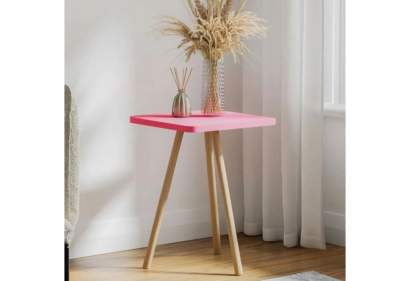 Jungengel Beistelltisch Rosa Modernes Dreibein