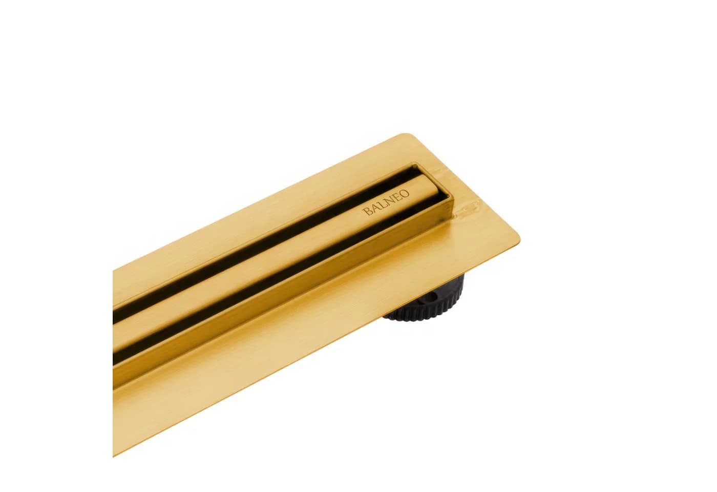 KOLMAN Duschrinne Slim Low Proline Gold Edelstahl 60 cm Komplettset