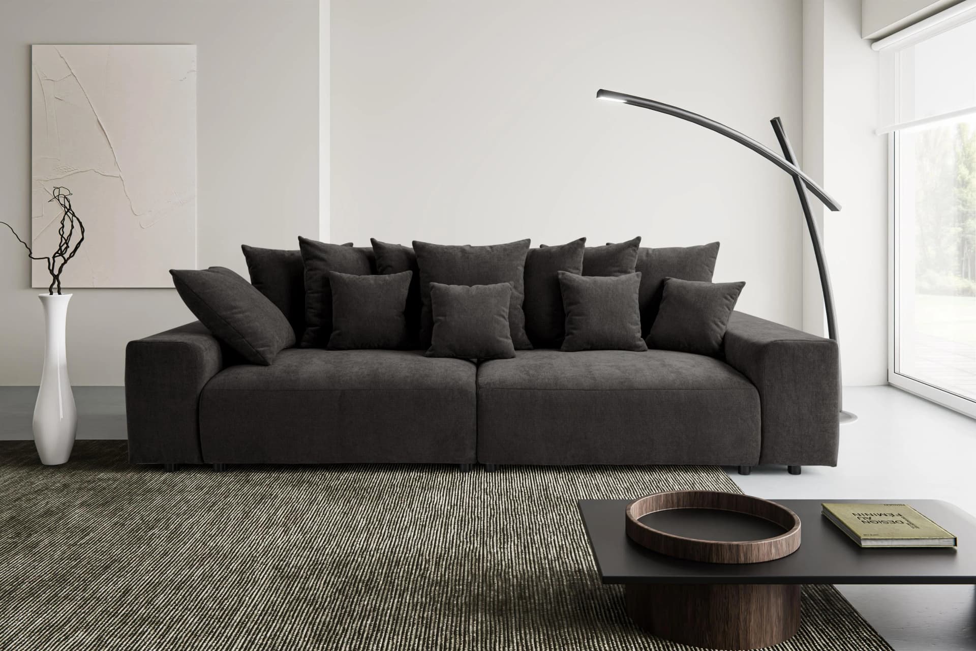 Big-Sofa WERK2 Maxi B Mega Sofa 290 cm Anthrazit