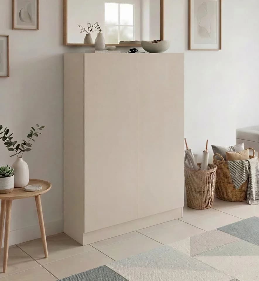 borchardt Möbel Schuhschrank Vaasa Beige Push-to-Open
