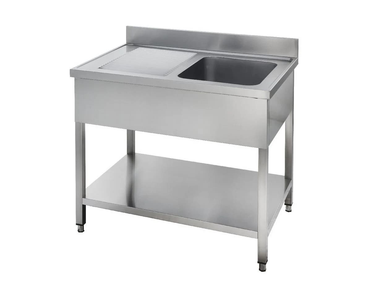 GastroHero Arbeitstisch Spültisch Edelstahl