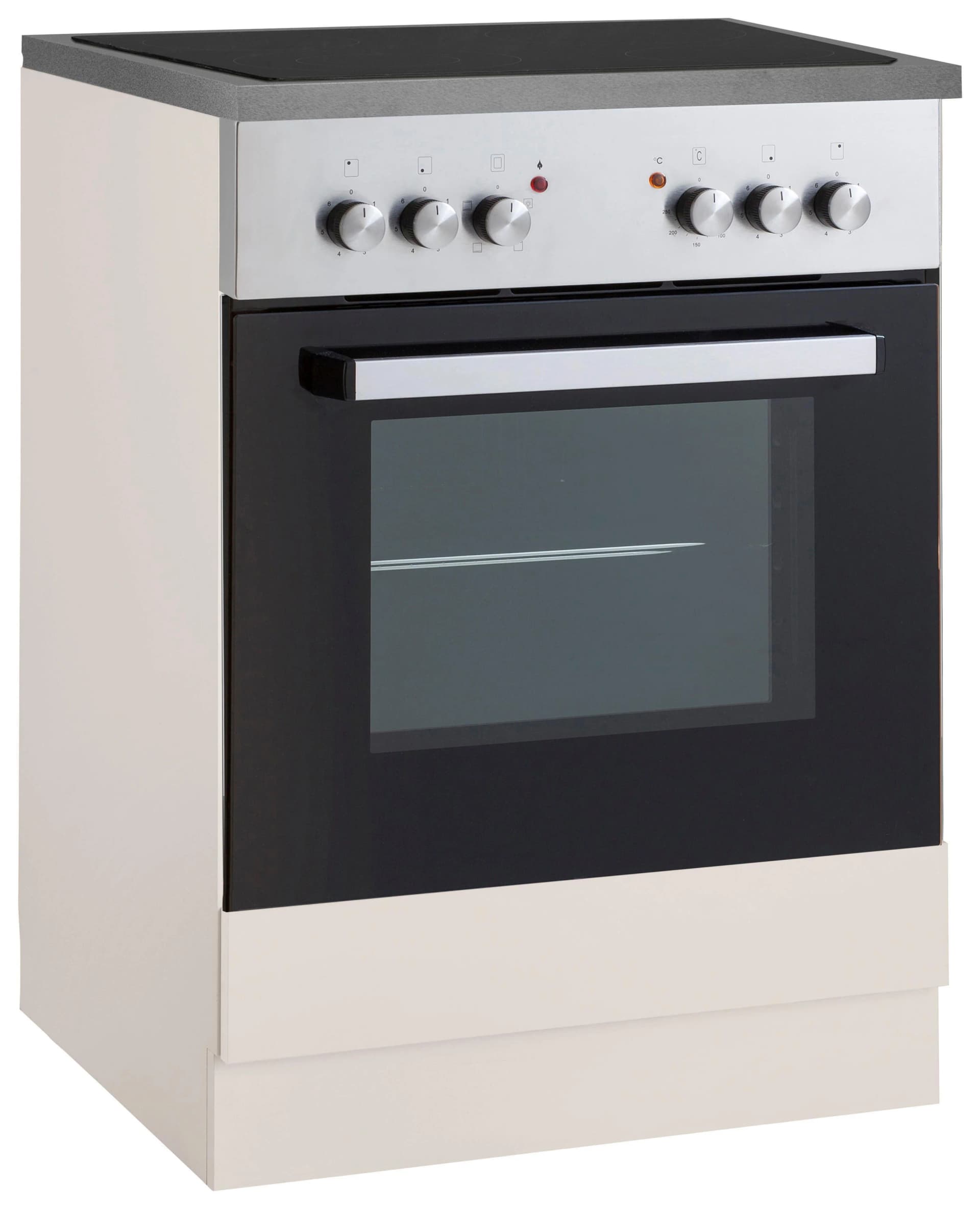 Wiho Küchen Herdumbauschrank Cali Beige Grau Matt