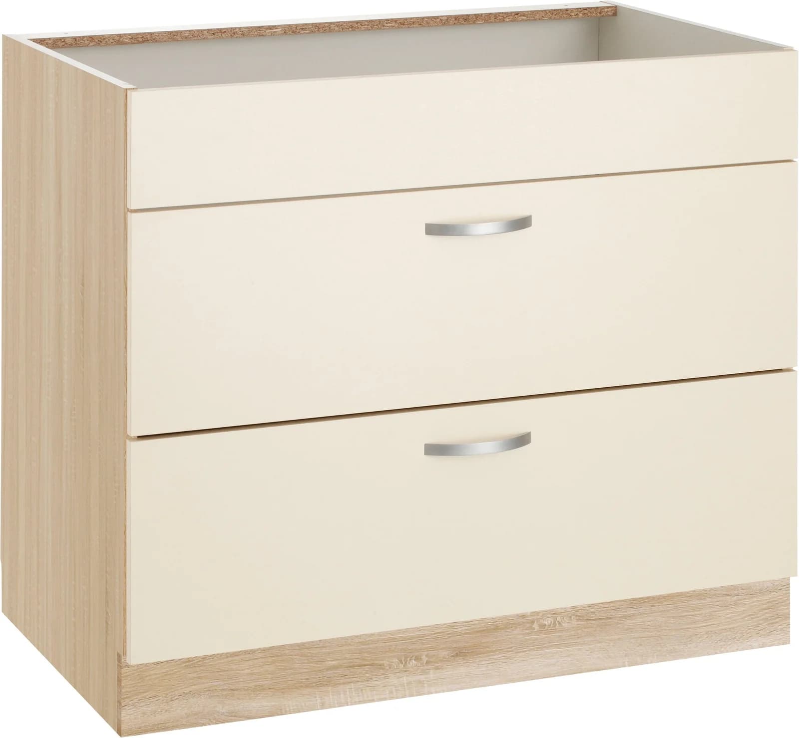 Wiho-Küchen Flexi Unterschrank Magnolia Sonoma Eiche 90cm