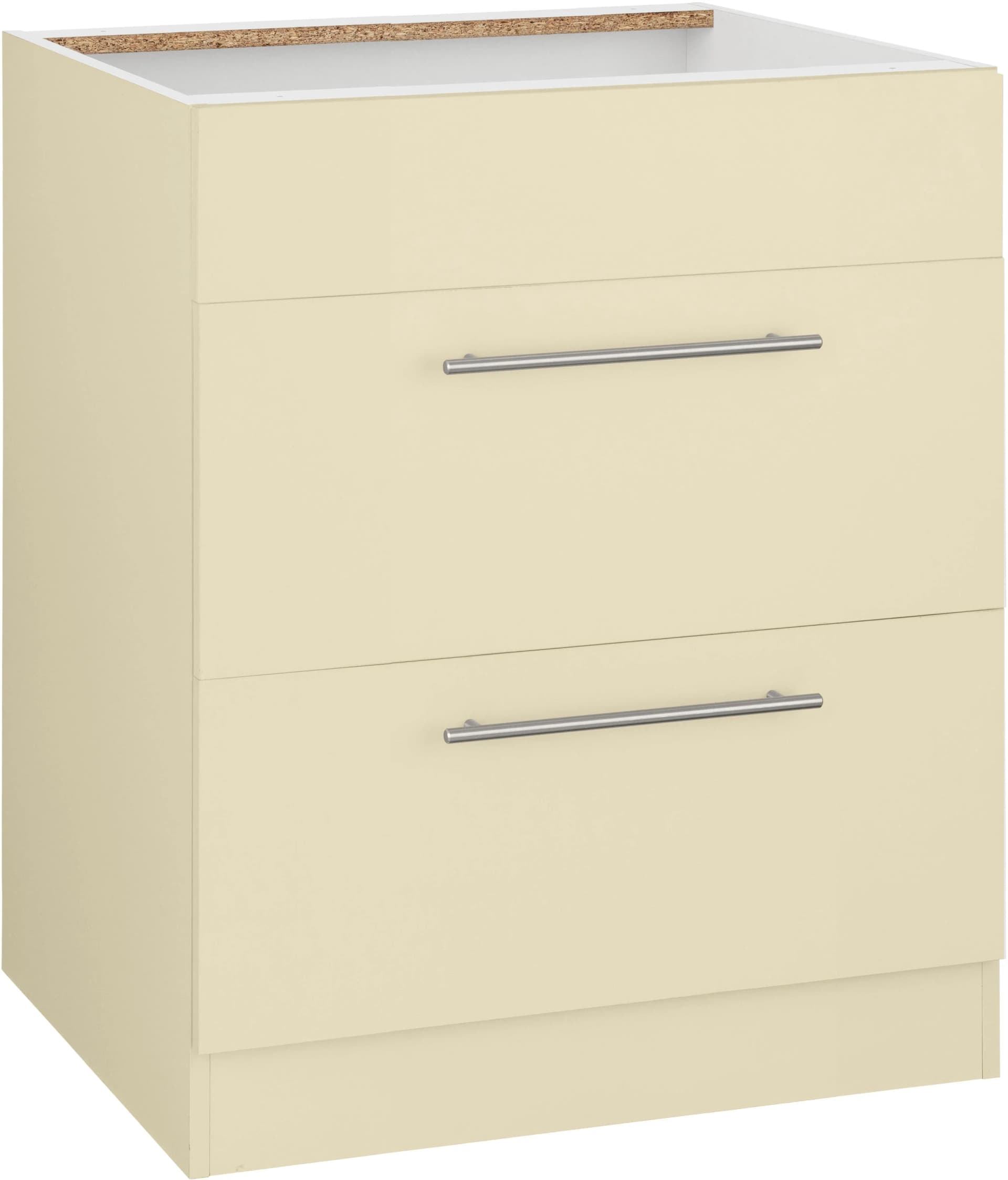 Wiho Küchen Kochfeldumbauschrank Unna Beige Magnolia