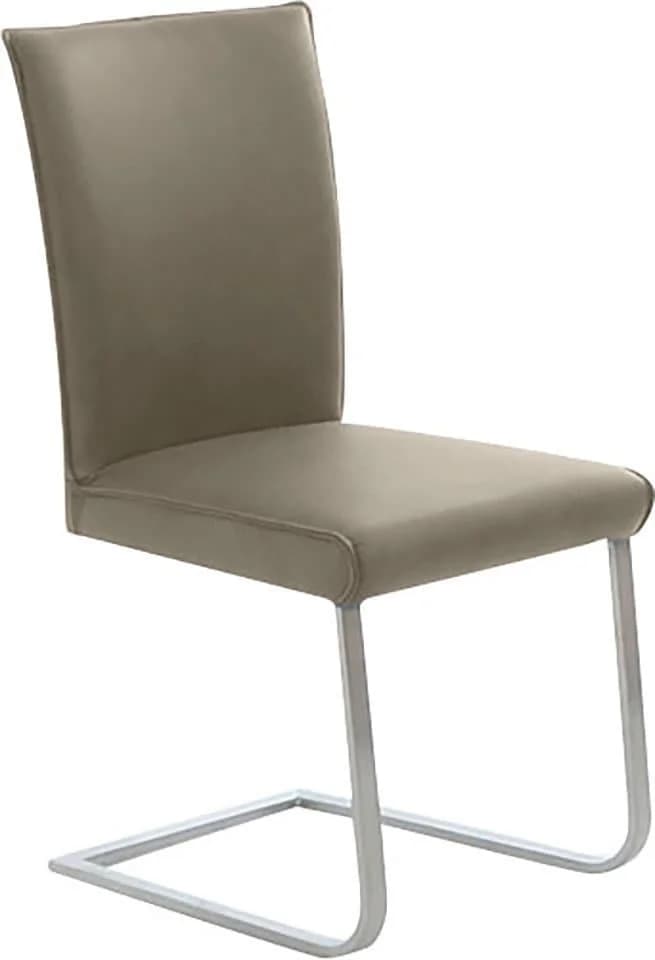 K+W Komfort & Wohnen Santos III Freischwinger Grün Leder CLOUD