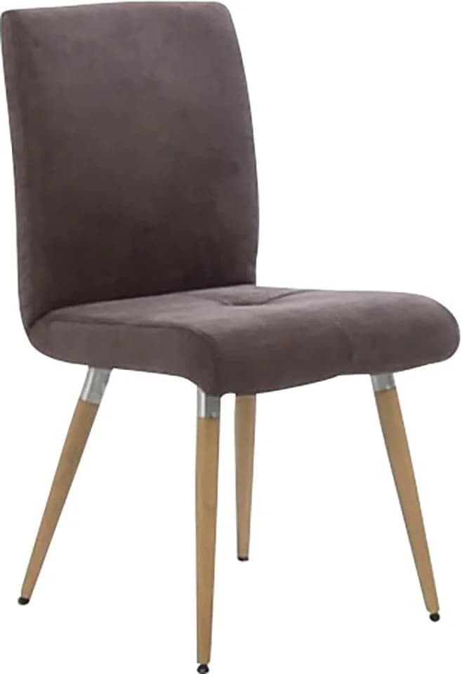 K+W Komfort & Wohnen 4-Fußstuhl 6411 Braun Massivholz Eiche