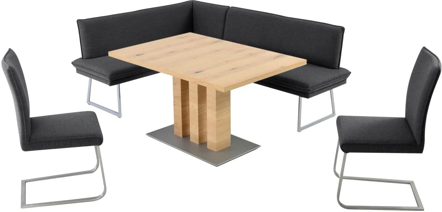 K+W Komfort & Wohnen Santos III Essgruppe Grau Wildeiche