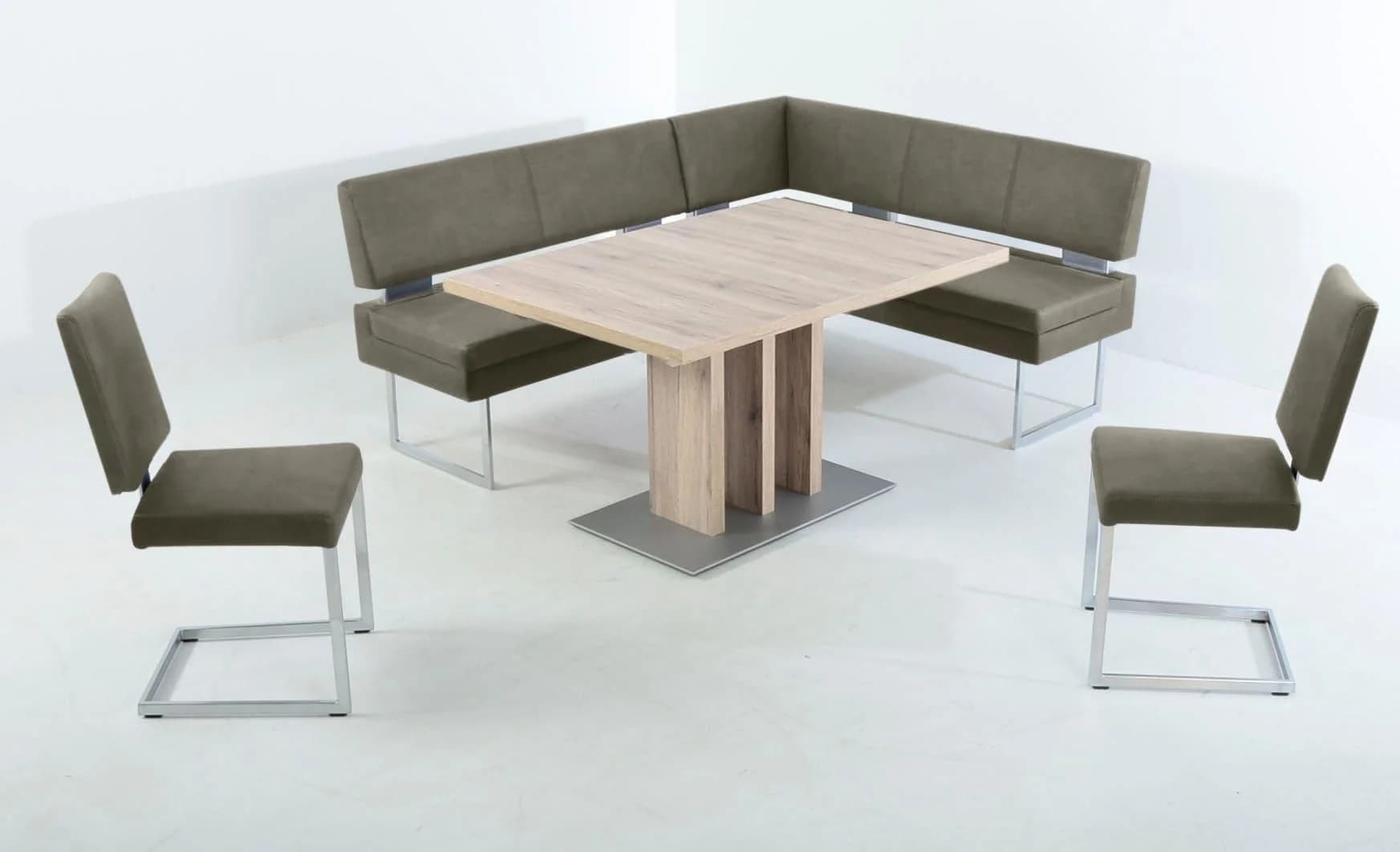 K+W Komfort & Wohnen Essgruppe Santiago Eckbank mit ausziehbarem Tisch