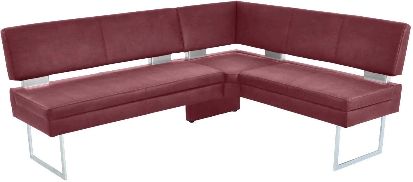 K+W Komfort & Wohnen Eckbank Santiago Leder Rubin 11