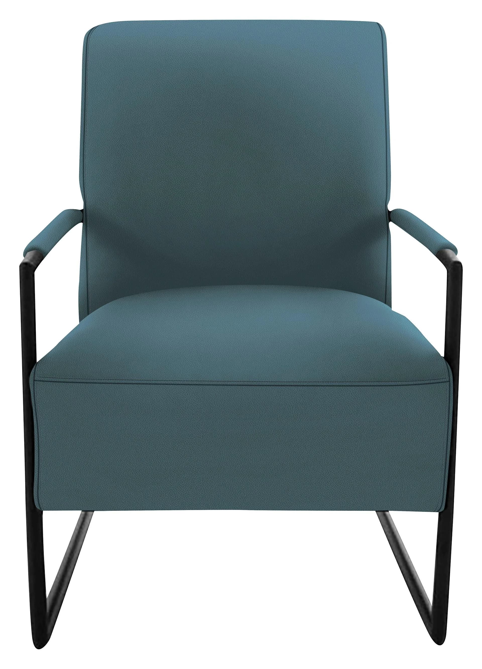 K+W Komfort & Wohnen Cocktailsessel Loft Topas Leder Metall