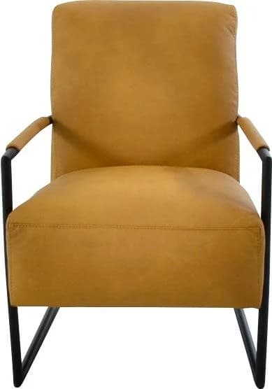 K+W Cocktailsessel Loft Curcuma mit bezogenen Armlehnen