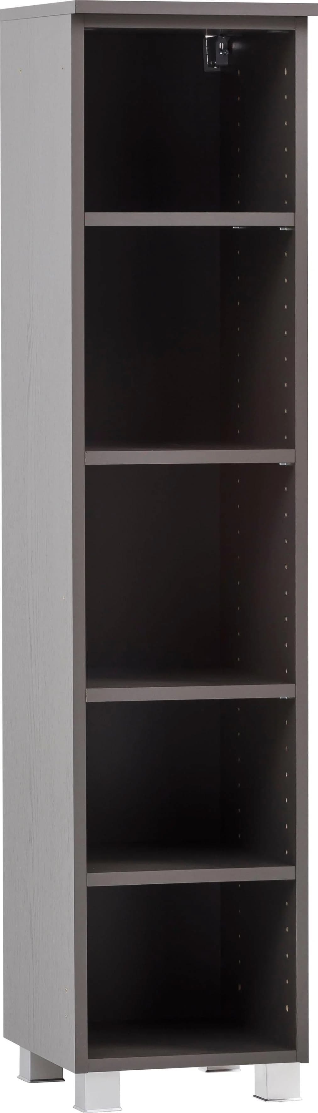 WELLTIME Regal Stubach Graphit Holzwerkstoff Wandmontage