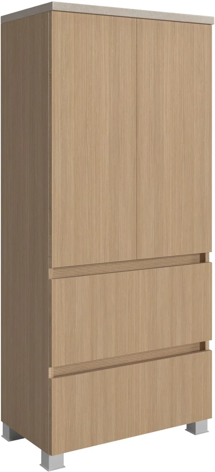 Midischrank WELLTIME EIXO 2 Türen Eiche hell Softclose
