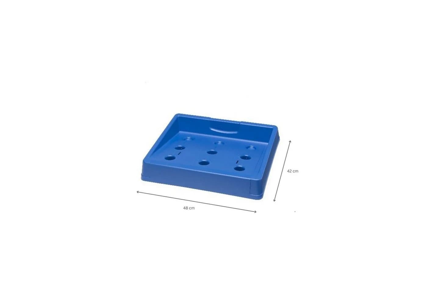 PROREGAL® Getränkekistenständer Plattensee Blau ABS-Kunststoff