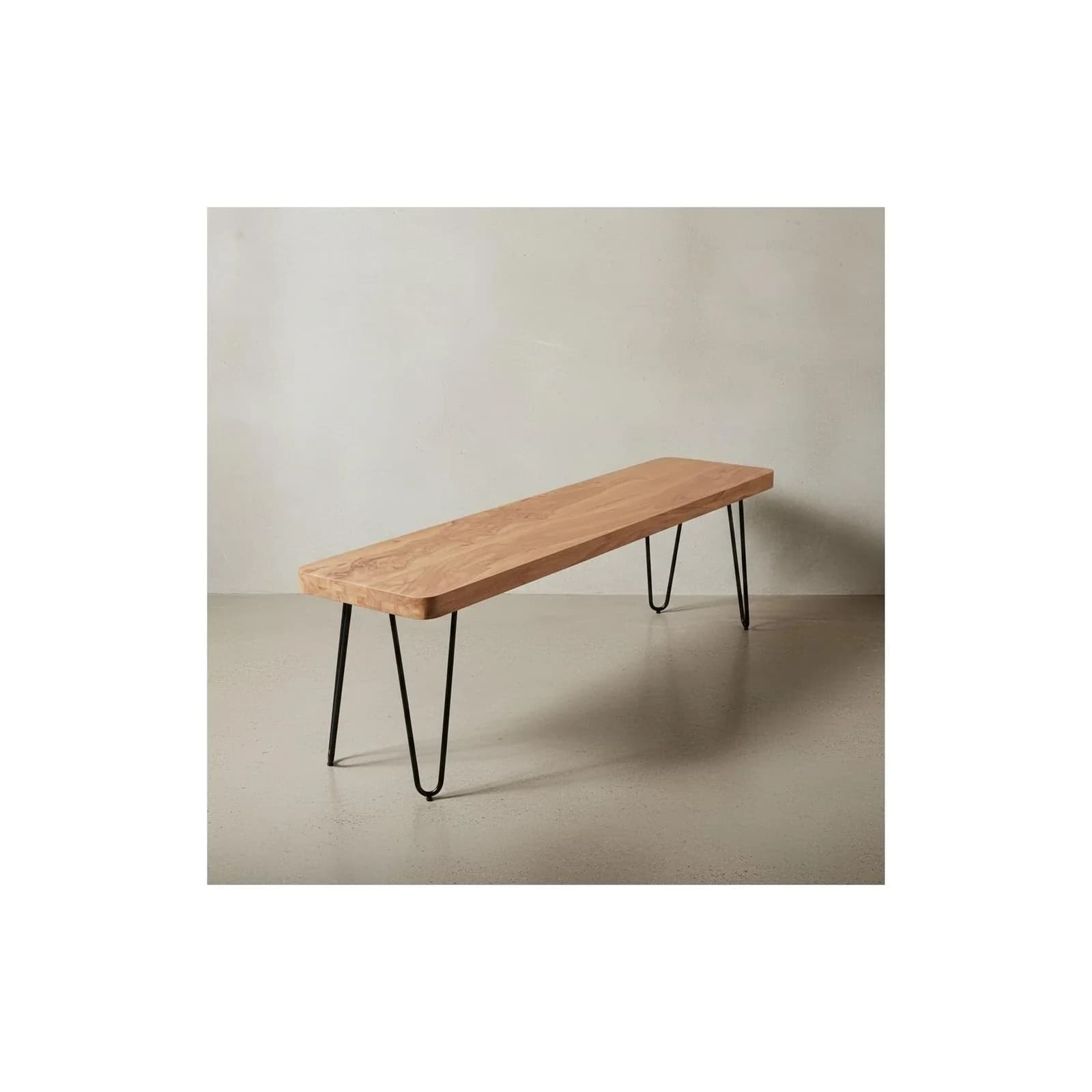KADIMA DESIGN Esszimmerbank BAGLI Massivholz Landhausstil Akazie
