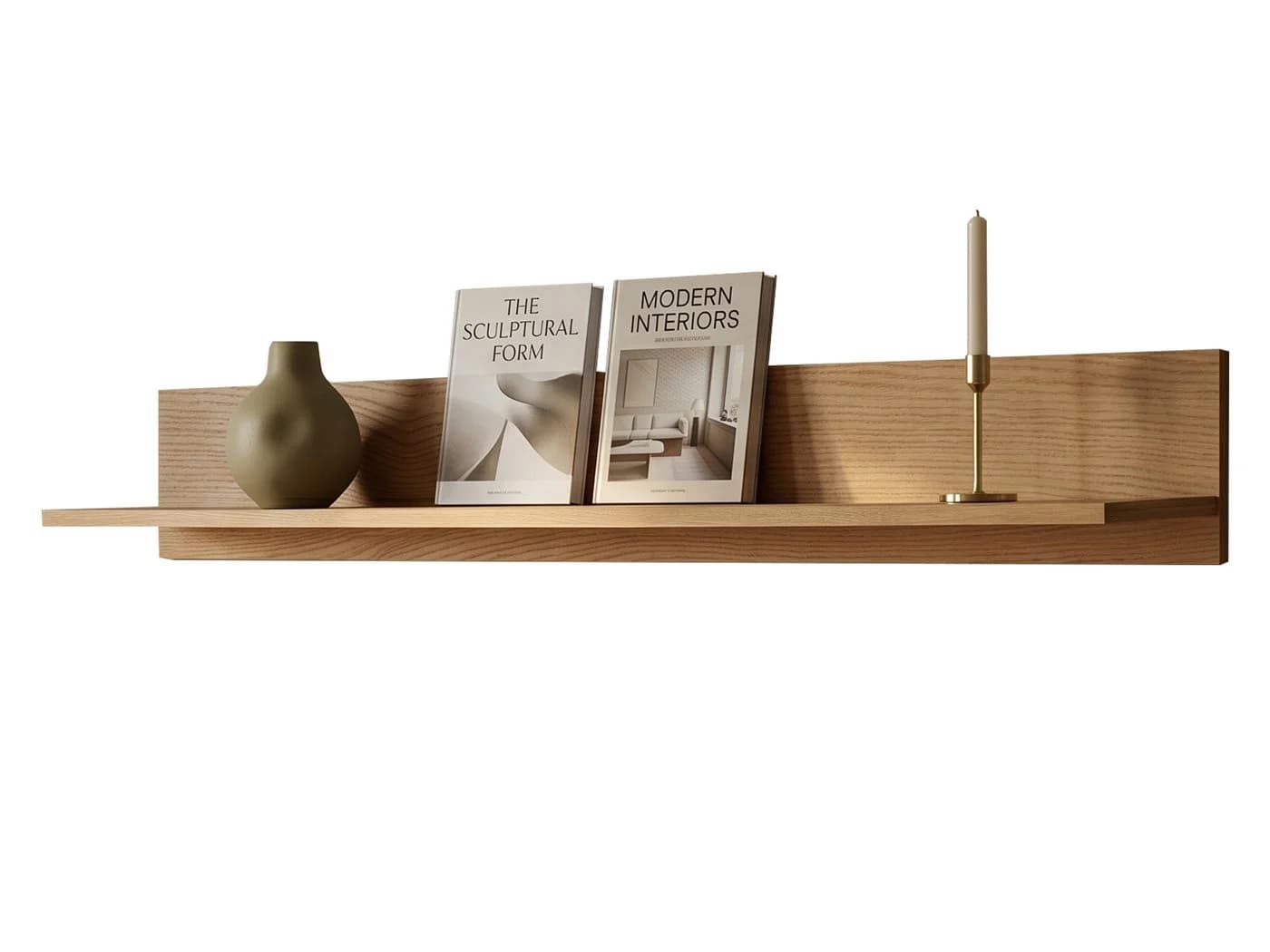 Massivart® Wandboard ARAYA Wildeiche geölt Beige