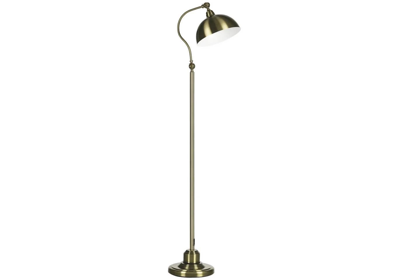 HOMCOM Stehleuchte Vintage Design Bronze Metall