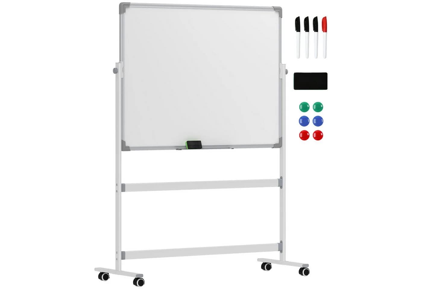 HOMCOM Magnetboard Aluminiumlegierung 120x90 cm