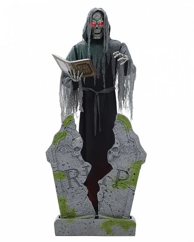Horror-Shop Seelenwächter Animatronic Halloween Dekofigur 213cm