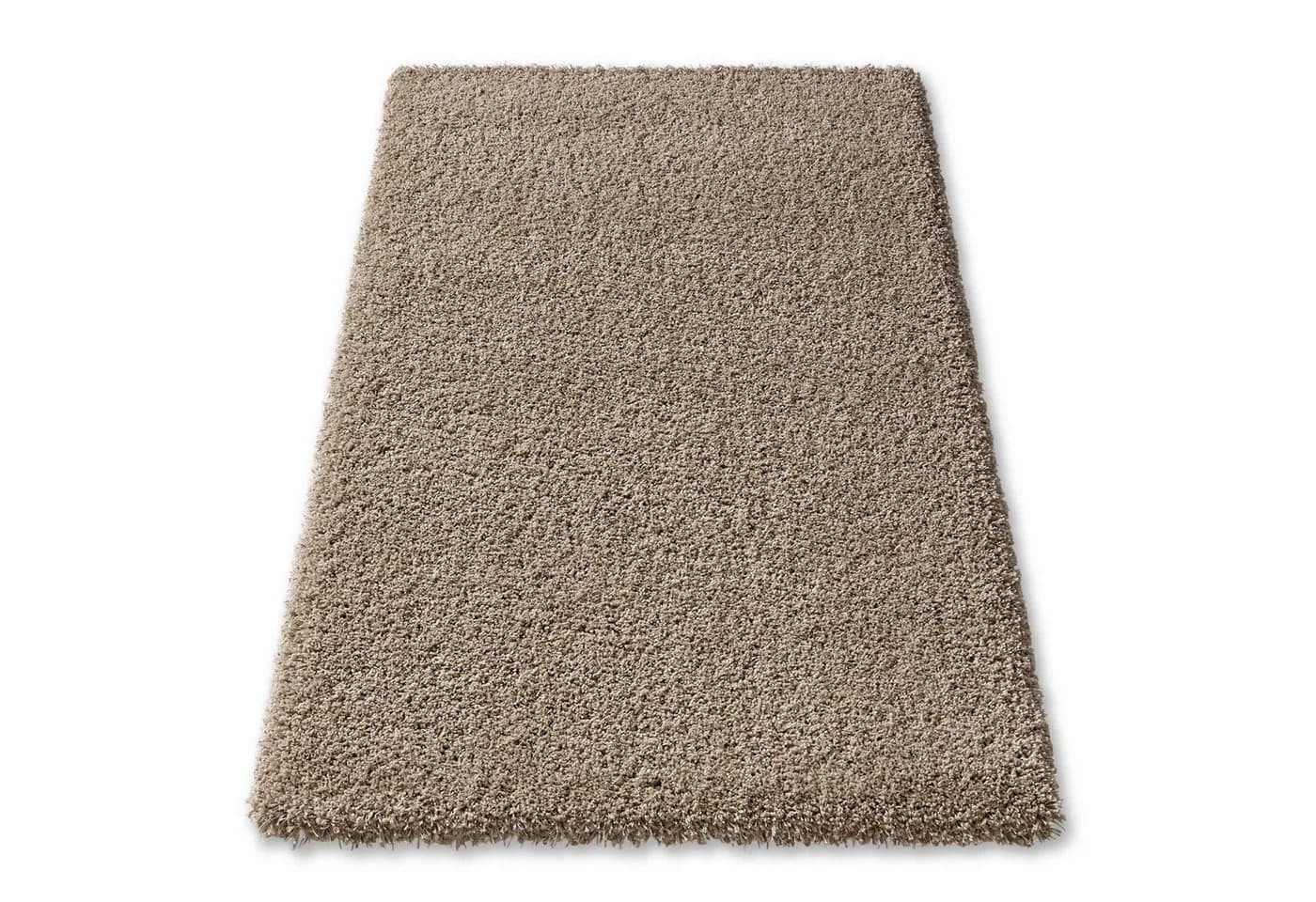 TaCa Home Langflor-Teppich Shaggy Teppich Langflor 60 mm Beige