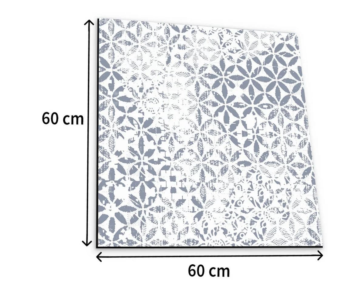 Tabletop Antirutschmatte 60x60 cm blau grau für Waschmaschine