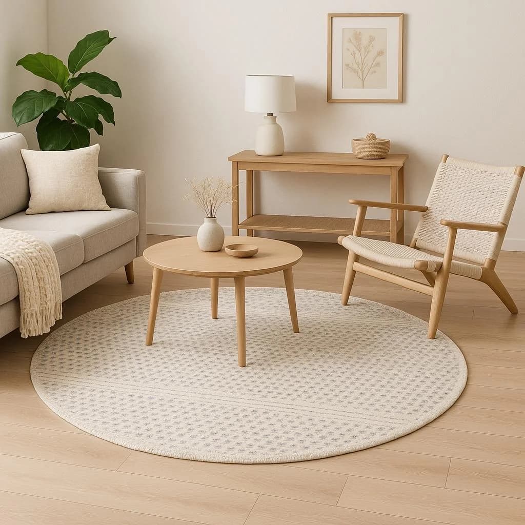 Wollteppich Wooly Nature Natur/Weiß MyFlair Möbel & Accessoires