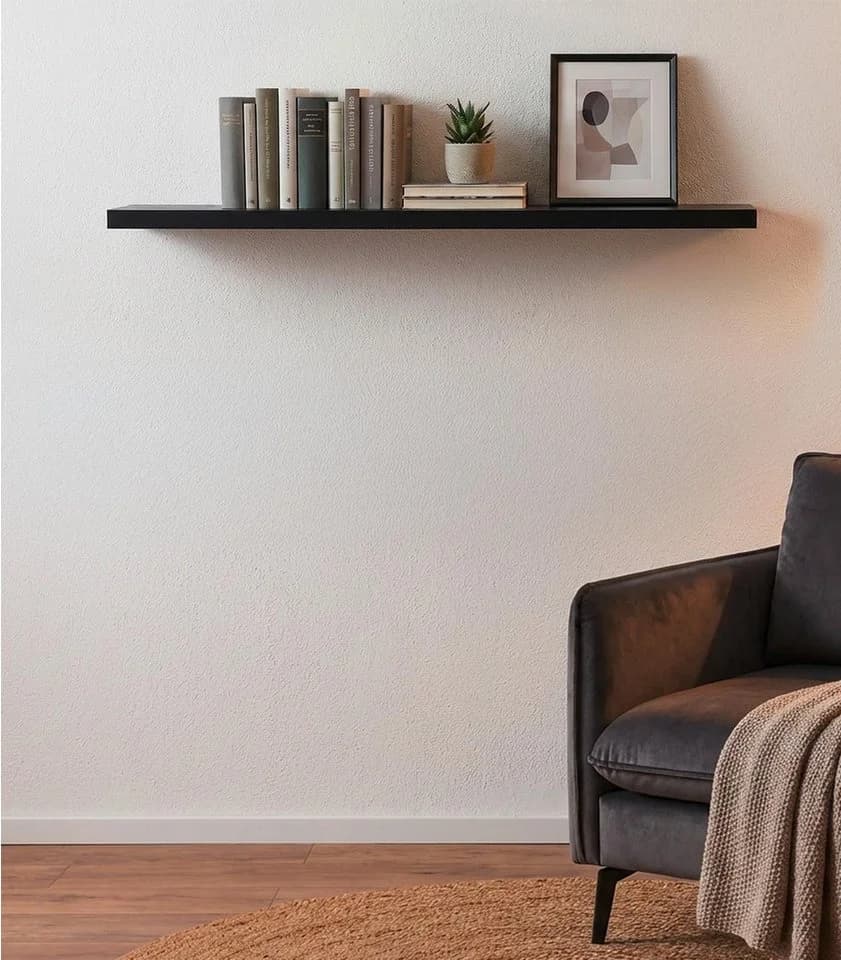 Home4You Wandboard MIKI Schwarz matt MDF PVC