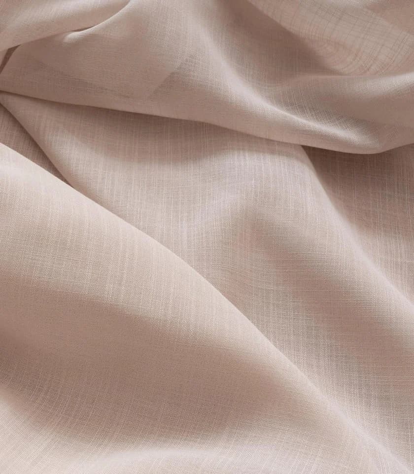 Home4You Vorhang Taupe Unifarben Polyester
