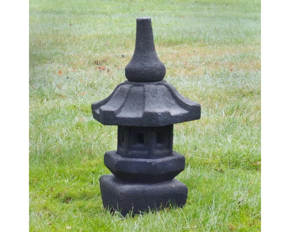 Oriental Galerie Garten Pagode Dekofigur 38 cm Handarbeit