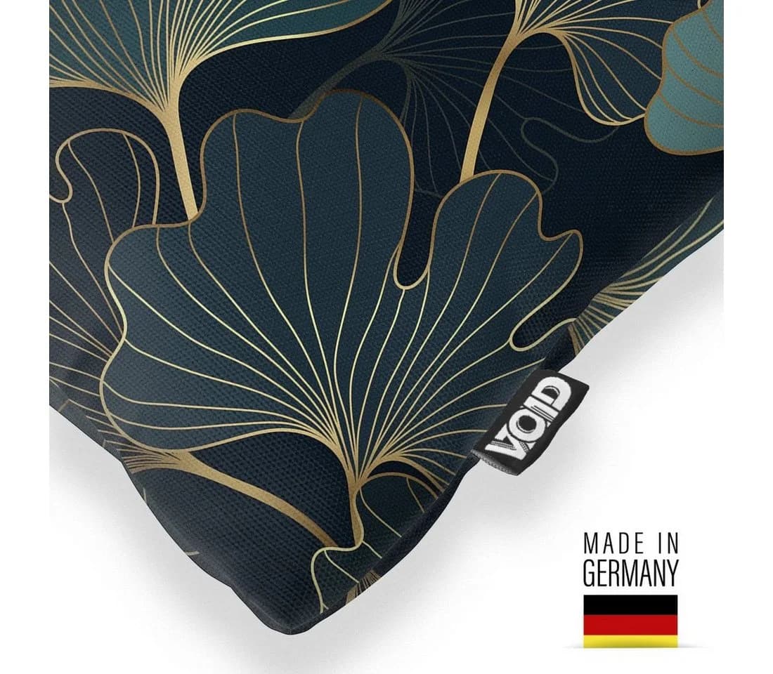 VOID Kissenbezug Ginkoblätter Bunt Modern Polyester