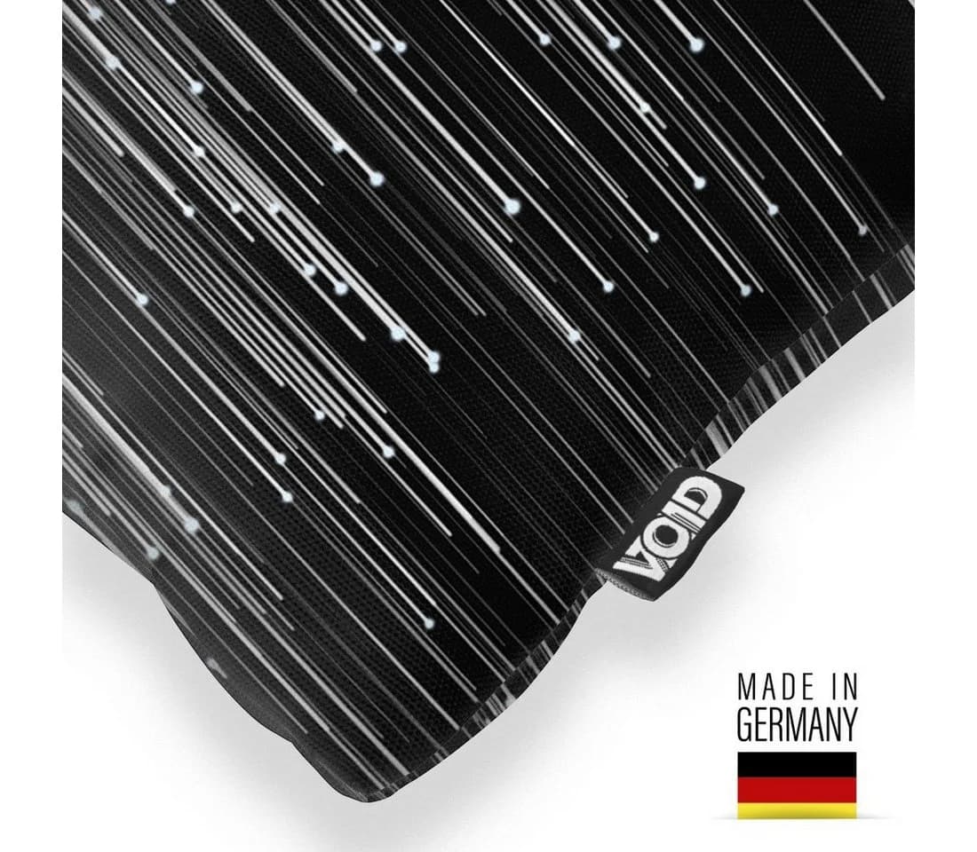 VOID Kissenbezug Schwarz Weiß Streifen Linien Modern