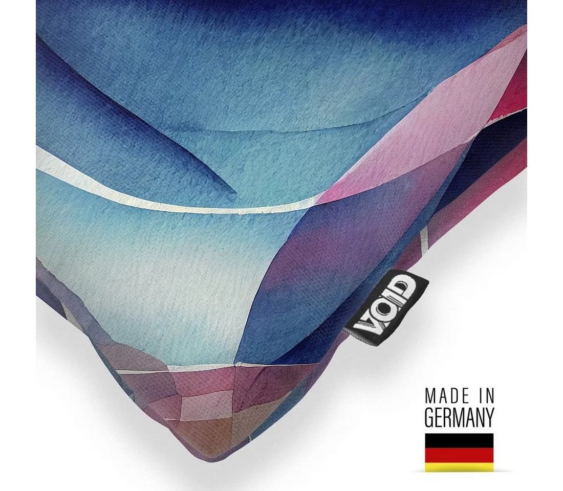 VOID Kissenbezug Modern Bunt Wasserfarben Muster Retro Vintage