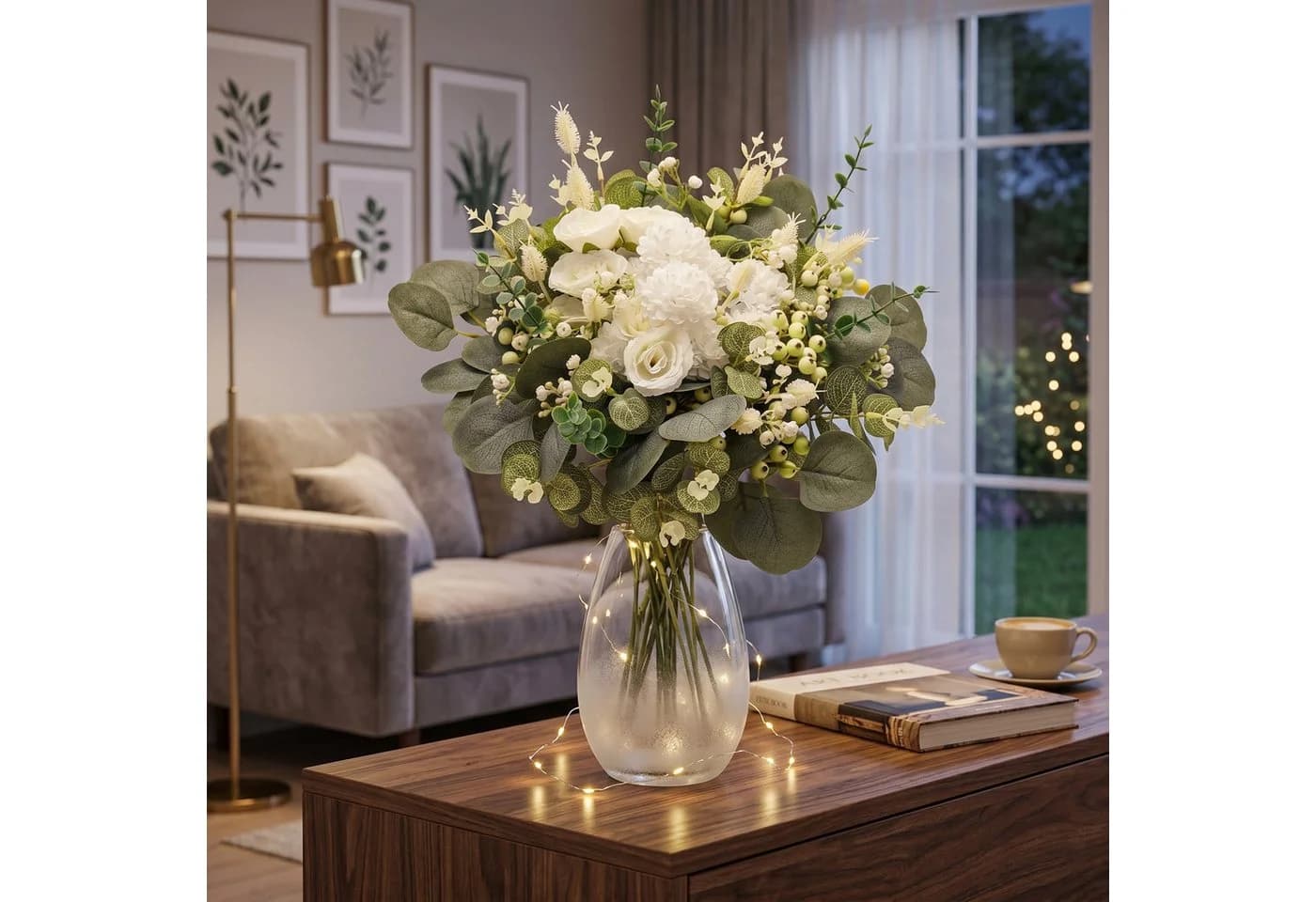 Fanci Home Kunstblumenstrauß 30er Set Realistisch Modern