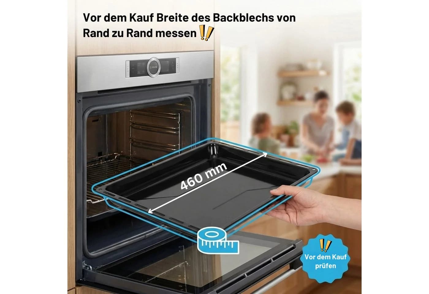 Komfortec Fettpfanne Emailliert Schwarz 46 cm