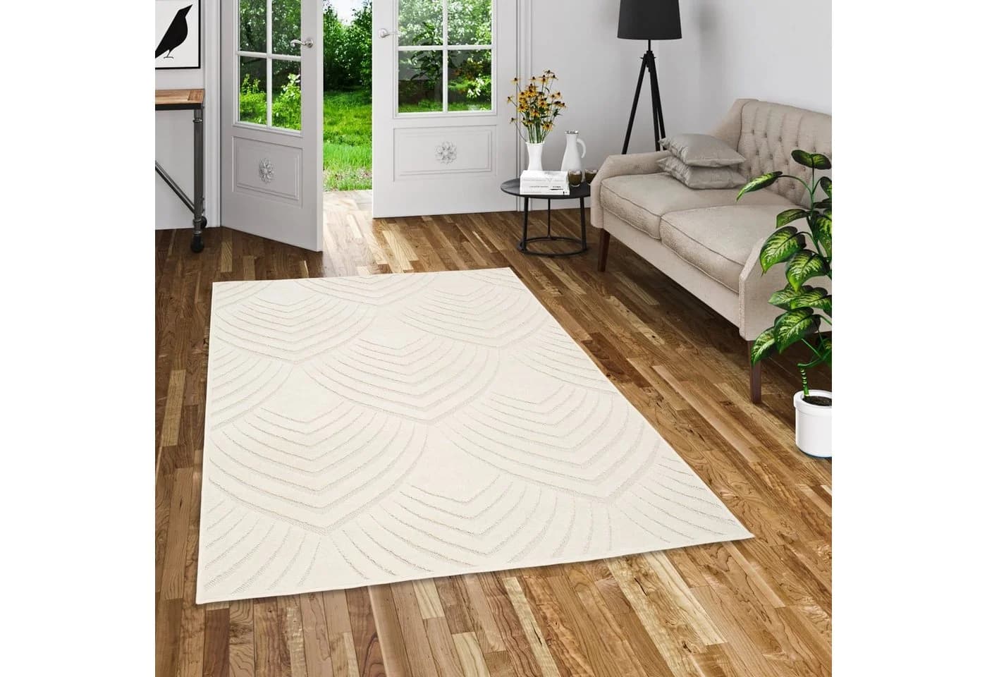 Pergamon Designteppich Sevilla - Flachgewebe Rechteckig
