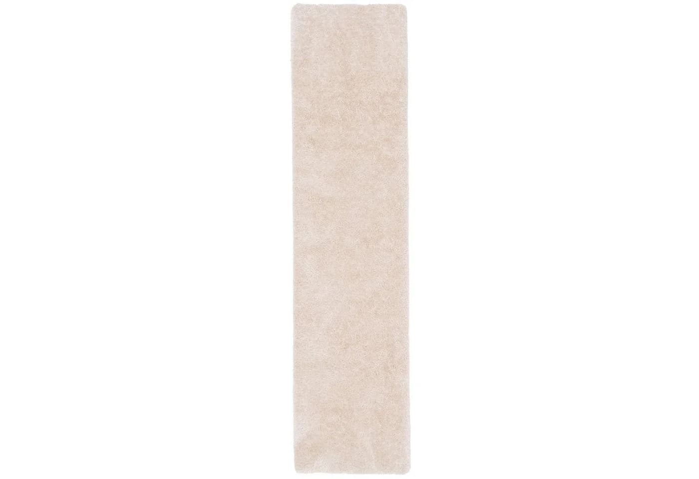 Snapstyle Hochflor-Teppich Shaggy Läufer Beige Rechteckig