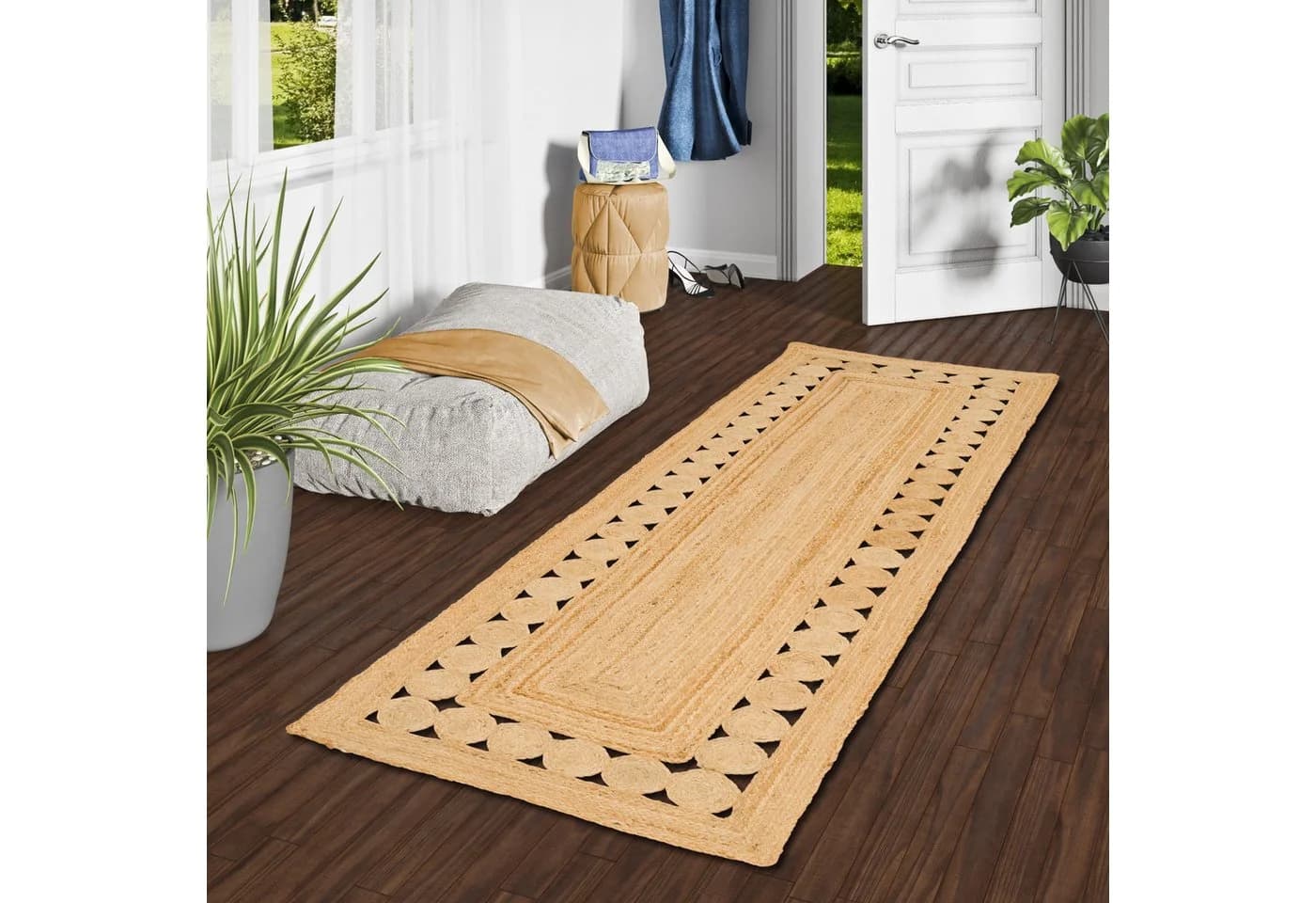 Pergamon Sisalteppich Naturfaser Teppich Läufer Jute Salsa